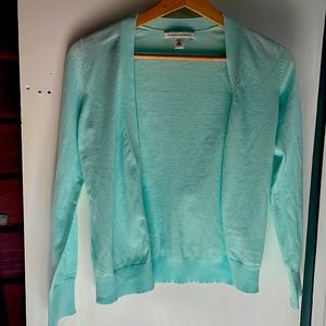 Banana Republic Cardigan XS Petite-Robin’s Egg Blue